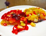 A picture of step 8 of Fresh Fruits Jelly Cake.
