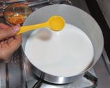 A picture of step 1 of Orange Sandesh.