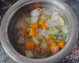 A picture of step 3 of #OSR#Onam special Varutharacha sambar.