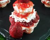 A picture of step 8 of Strawberry Short Cake.
