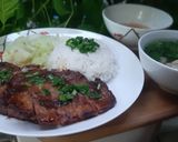 Hình bước làm 1 của món Cơm sườn nướng