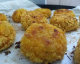 Foto del paso 5 de la receta: Croquetas de calabacita amarilla / zapallo. Sin gluten