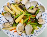 四季豆炒蛤蜊的食譜步驟2照片