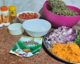 A picture of step 1 of Coconut Green Grams. #4weekschallenge.