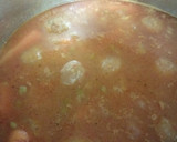 Foto del paso 11 de la receta: Albóndigas de arroz con langostinos en salsa