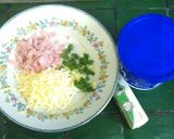Foto del paso 2 de la receta: Fettuccine con jamón y crema