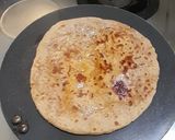 A picture of step 10 of Maharashtrian Authentic Puranpoli.
