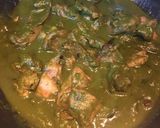 A picture of step 11 of Palak Chicken.