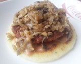 Foto del paso 8 de la receta: Arepa🍘 de queso🧀 con hamburguesa de lentejas y salteado de acelgas🌿
