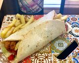 A picture of step 4 of Chicken wrap 🌯.
