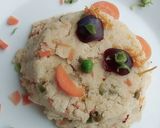 A picture of step 4 of Rava upma healthy and tasty.