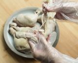 Foto langkah ke 5 dari resep Ayam Rebus Jahe (Pek Cam Kee) Devina Hermawan.