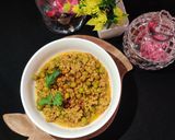 A picture of step 11 of NUTRI KEEMA MASALA with CURD...