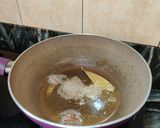 A picture of step 2 of Red amaranth rice.