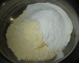 A picture of step 2 of Sweet Corn Dhokla.
