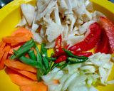 Foto langkah ke 1 dari resep Tumis jamur saus tiram.