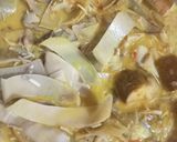Foto langkah ke 4 dari resep Lodeh Jantung Pisang Tempe Terong.