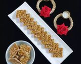 A picture of step 8 of Peanut Chikki.