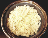 A picture of step 1 of Kanda Batata Poha.