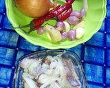 Foto langkah ke 1 dari resep Cumi saos padang🐙.