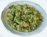 A picture of step 5 of Stir fry cabbage with coconut.
