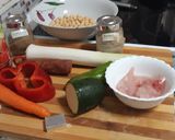 Foto del paso 1 de la receta: Garbanzos con pisto y chorizo