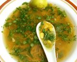 A picture of step 6 of Coriander Lemon Soup.