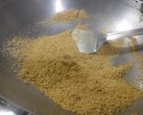 A picture of step 4 of Badami halwa.