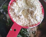 A picture of step 1 of Chilli ring bhajiya.