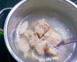 Hình bước làm 2 của món Canh sườn non hầm đu đủ