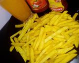 A picture of step 5 of Turmeric fries🍟.