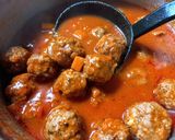 Foto del paso 4 de la receta: Pasta Seca con Salsa de Albóndigas de Carne