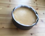 A picture of step 4 of Dulce De Leche Cheesecake.