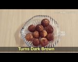 A picture of step 4 of Dry Gulabjamun with Milk Powder.