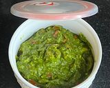A picture of step 8 of Dhaba Style Spinach Mushroom 🍄‍🟫.