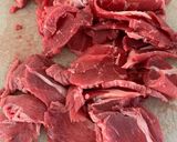 Foto del paso 1 de la receta: Carne mongoliana 🥩