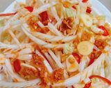 Hình bước làm 4 của món Cải thảo trộn tỏi ớt
