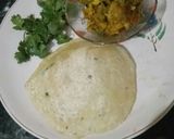A picture of step 7 of Rice Chilla.