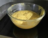 A picture of step 2 of Magaz in microwave.