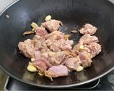 A picture of step 2 of Three Cup Chicken Thighs.