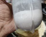 A picture of step 1 of Besan ladoo.