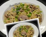 A picture of step 5 of 🍄🍜🥒Mushroom & Peas Orzotto🍄🍜🥒.