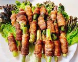 Hình bước làm 4 của món Thịt ba chỉ cuộn măng tây nướng ngũ vị hương