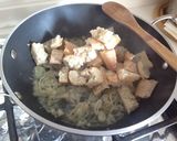 Foto del passaggio 2 della ricetta Burger di tastasale su salsa di pane, spinaci e cremoso di fontina