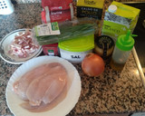Foto del paso 1 de la receta: Pechugas de pollo a la mostaza con salsa de cebolla
