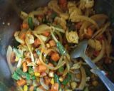 मिक्स वेज पुलाव (Mix veg pulav recipe in Hindi) रेसिपी चरण 3 फोटो