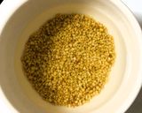 A picture of step 1 of Bhaja Muger Dal (Roasted Moong Dal / Green Gram Lentil - Bengali Style).