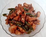 Foto langkah ke 6 dari resep Tahu Kecap Cabe ijo.
