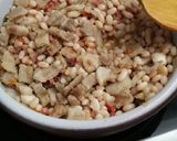 Foto del paso 1 de la receta: Arroz con alubias y panceta