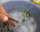 Foto langkah ke 2 dari resep Manisan Kolang Kaling Bunga Telang.